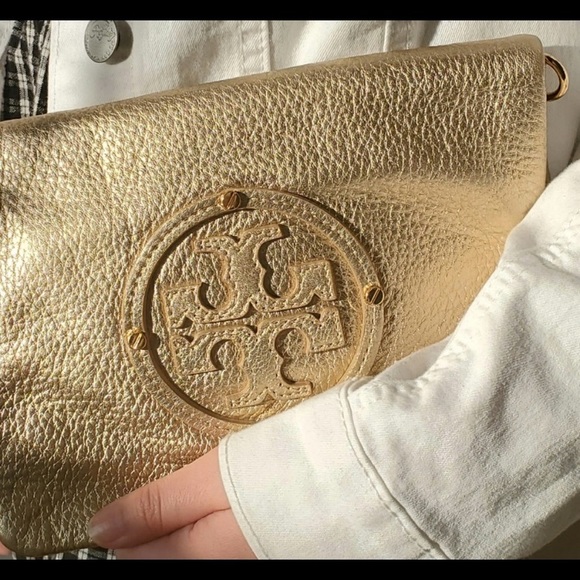 COPY - Gold Tory Burch crossbody clutch - Picture 5 of 10